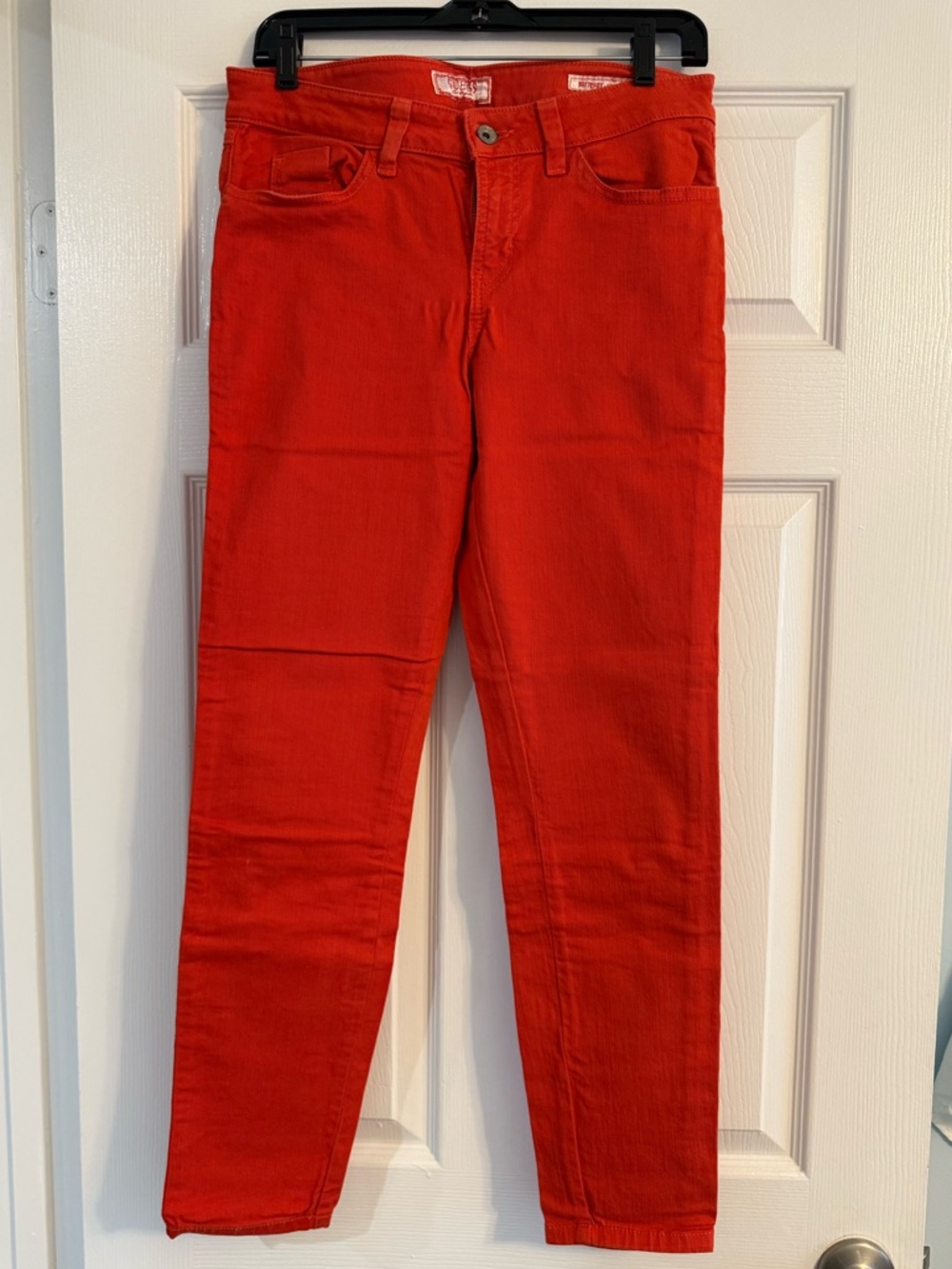 Women's Guess Red Skinny Stretch Jeans